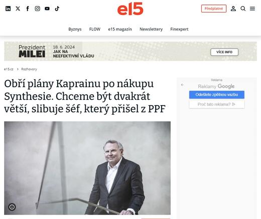 E15 článek