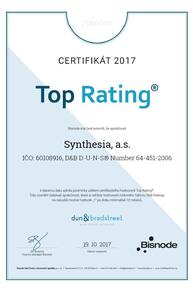 Top Rating certifikát